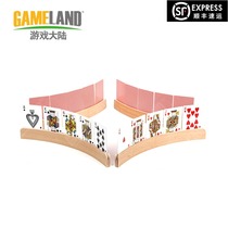Game mainland poker bracket family entertainment helper card tray lazy artifact free hands display card shelf