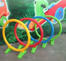 Direct sales Ruyi drilling circle 8 sets of toddler game drilling ring drill hole plastic induction training combined equipment