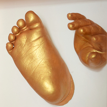 Baby's Hand and Foot Model Souvenir Clone Powder Material Model Powder Baby's Full Moon Hundred Days Commemoration Handprint Permanent