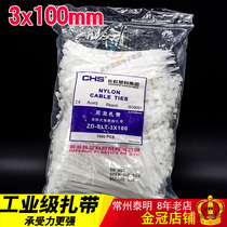 CHS Changhong self-locking nylon cable tie 3*100mm cable management belt 1000 cable ties