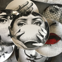 Export Gothic Queen Series Ceramic Art Decorative Plate Dining Plate Living Room Restaurant Wall Decoration Plate