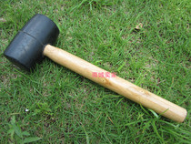 Wooden handle rubber hammer black leather hammer rubber hammer hammer black wooden handle rubber hammer specifications complete 200g
