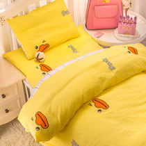 Kindergarten quilt three-piece cotton six-piece nap bedding baby children bedding winter