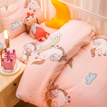 Kindergarten quilt three pieces of babys summer special core six pieces of pure cotton children enter the garden bedding bedding