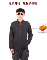Autumn and winter warm windproof outdoor fleece mens stand-neck jacket cardigan thick fleece jacket jacket surfter jacket liner