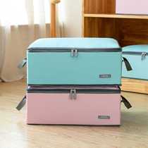 Folding Oxford cloth fabric extra large storage box clothes cotton quilt toy finishing box home waterproof