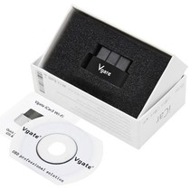 Vehicle engine fault light detector OBD diagnostic decoder Bluetooth ELM327 box water temperature monitoring