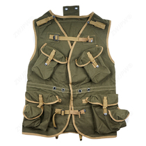 American Normandy Landing D-DAY Assault Vest Green OD#7 Army