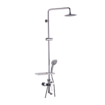 Gold bathroom selection copper material anti-corrosion and anti-winding chrome-plated steel pipe hose shower 13030B