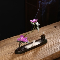 Reverse flow incense burner Creative decoration Household indoor line incense insert incense holder Agarwood incense stove Sandalwood Zen reverse flow incense