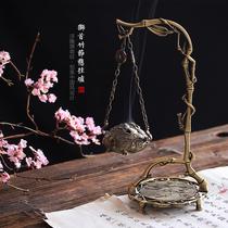  Hollow zen decoration aromatherapy box Tea ceremony aromatherapy stove sandalwood stove Indoor household incense burner agarwood stove Aromatherapy ball