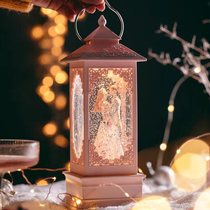 New Year rotating couple gifts to send wedding romantic wind lights music box girls birthday crystal ball orbels Music Box