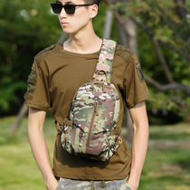 Military fans new Oxford textile men's and women's leisure riding sports messenger bag outdoor camouflage chest bag portable shoulder bag