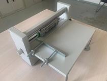 A4 self-adhesive 400 marking machine adjustable speed rolling cutting machine dotted line machine indentation machine round knife label marking machine label