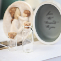 Baby fetal hair souvenir DIY fetal hair preservation bottle Baby umbilical cord collection box Baby teeth storage box willow