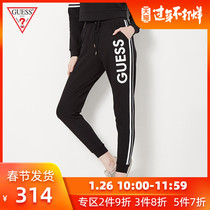 Guess women's solid letter logo casual pants-q93q18r8pt0