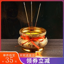  Incense burner Household incense burner Indoor incense bowl for Buddha Ceramic large Buddha Buddhist supplies Aromatherapy incense burner