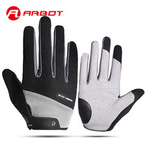 Men and women sports riding touch screen full finger gloves non-slip shockproof wear-resistant perspiration bicycle outdoor long finger gloves