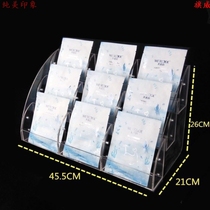 Exhibition display box Large capacity promotion table bracket Booth jewelry store film display stand Sub-packaging light collection