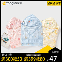 Tong Tai new baby spring and summer thin Baby Baby Baby Swaddling Cotton out blanket bag