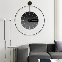 Modern minimalist creative watch household living room high-end wall hanging clock minimality silent watch