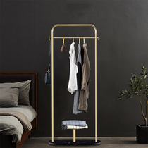 Stainless steel hanger floor-to-ceiling widen coat rack entrance bedroom hanger rack simple modern household