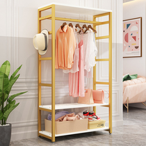 Household hanger Floor bedroom multifunctional coat rack modern open simple wardrobe foyer storage shelf