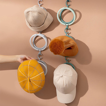 Home creative dormitory hat rack hat finishing storage rack put adhesive hook scarf bag rear hat rack