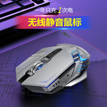 Wireless mouse rechargeable silent laptop desktop computer Home Office male and female ergonomics Lenovo Dell mechanical e-sports games dedicated unlimited mouse