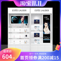 Cosmetic display cabinet paint makeup image cabinet beauty salon shelf custom products container skin care display cabinet