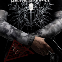 Summer fast dry elastic camouflawless sleeves Python Sunscreen Ice Silk Arms Ride drive outdoor phishing CS arm sleeve