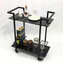 Customized dining car mobile restaurant plate collection car kitchen baking sliding car hotel wine tea small push