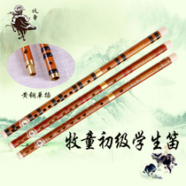 Shepherd boy flute bitter bamboo flute two-section copper small A Drop B flat E-tone CDEFG tune beginner adult Chen love flute