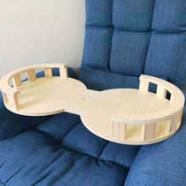 Cat climbing frame accessories diy solid wood springboard repertoire self-made cat nest modification material through Sky column jump board pine wood
