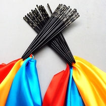 Mongolian dance chopsticks black dance chopsticks adult art test chopsticks dance chopsticks performance props lengthened square dance chopsticks