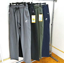 2018 new elastic waist quick-drying pants men's autumn mountaineering pants breathable sports pants