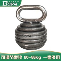 Cast iron kettlebell 60kg 20kg 30kg 50Kg pure steel handle combination kettle bell household lifting dumbbell