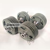Heavy Olympic pole dumbbell 50 60 80 100kg160kg household paint 220kg large hole dumbbell set