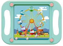 Childrens gift Medium puzzle plastic maze homing steel ball exercise balance game Ball maze disc 19 5CM