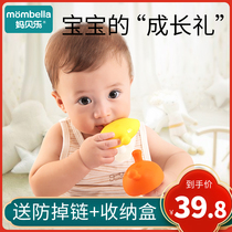 mombella mombella small mushroom teether baby molar stick baby bite glue toy Silicone baby can be boiled