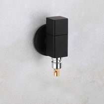 Quick open extended single cold mop pool washing machine square faucet faucet into the wall all copper laundry pool balcony faucet