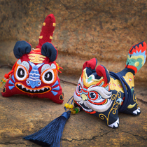 Mid-Autumn Festival Tiger Lion Wormwood sachet Children lucky children mosquito repellent bag Mid-Autumn Festival
