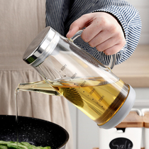 onlycook glass oil pot Large capacity leak-proof high borosilicate oil bottle Household kitchen oil tank non-hanging oil seasoning bottle