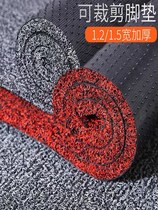 Car Footbed Silk Ring Coiled Material Yourself Cut Out Versatile Three Sets Wagons Car Cushion Mats Complete Car Carpet Easy To Clean