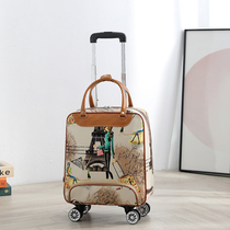 Korean travel bag trolley bag trend luggage bag male and female student travel bag boarding luggage waterproof lightweight bag bag