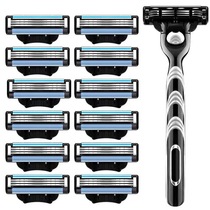 Geely shaving head triple razor manual razor blade mens knife shave