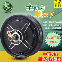 Quanshun 10 inch 1000W1500W2000W3000W motor electric vehicle modification high-power Wansilong motor