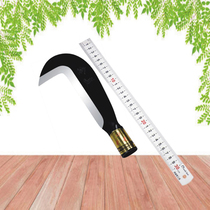Long handle Home manganese steel sickle cutting grass knife chopping wood knife weeding knife Pruner Knife Multi-Purpose Non-Grinding Agricultural Tool