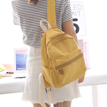 NR solid color hipster canvas backpack female 2020 new backpack female shoulder bag size model