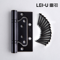 Door stainless steel hinge wooden door thickened sub-female hinge-free door hinge 4 inch hinge single Piece 1 piece